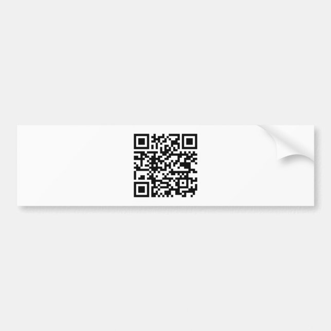 Adesivo Para Carro QR Kode (Frente)
