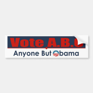 Adesivo Para Carro Qualquer um mas Obama