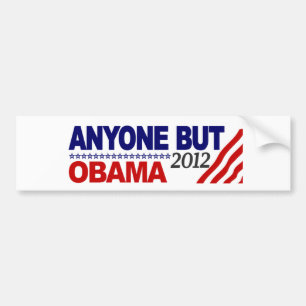 Adesivo Para Carro Qualquer um mas Obama 2012