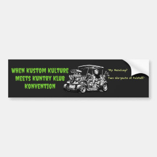 Adesivo Para Carro Quando a Kustom Kulture Encontra as Convenções do