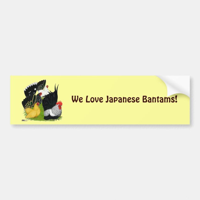 Adesivo Para Carro Quarteto pequeno japonês (Frente)