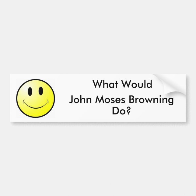 Adesivo Para Carro Que a bronzagem de John Moses faria? (Frente)