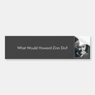 Adesivo Para Carro Que Howard Zinn faria?