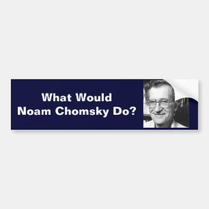 Adesivo Para Carro Que Noam Chomsky faria?