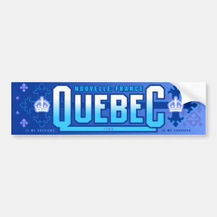 Adesivo Para Carro Québec. Novo-France