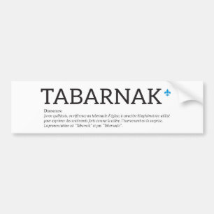 Adesivo Para Carro Québec Tabarnak Juron Joual Humor Francês