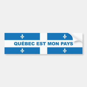 ADESIVO PARA CARRO QUEBEQUE É O MEU PAÍS