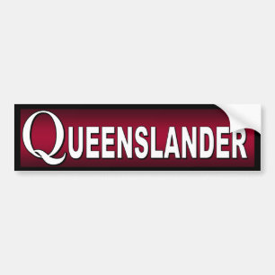 Adesivo Para Carro Queenslander. Australianos que vivem em