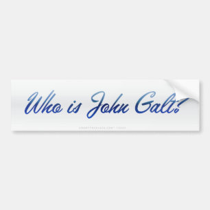 Adesivo Para Carro Quem é John Galt? Autocolante no vidro traseiro