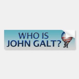 Adesivo Para Carro Quem é John Galt? Autocolante no vidro traseiro