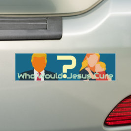 Adesivo Para Carro Quem Jesus Curaria? Ativista de Questão Moral Ousa