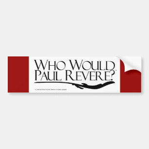 Adesivo Para Carro Quem Paul Revere?
