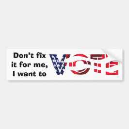 Adesivo Para Carro Quero Votar