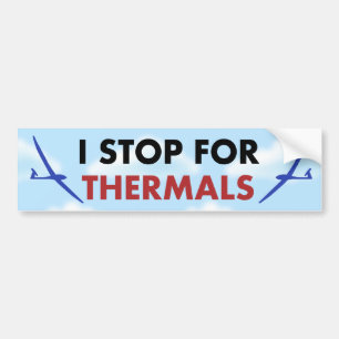 Adesivo Para Carro R/C que sobe - eu paro para Thermals