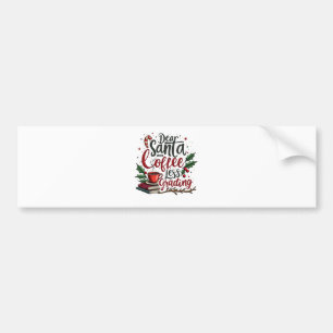 Adesivo Para Carro Raccoon Vestindo Papai Noel e Natal