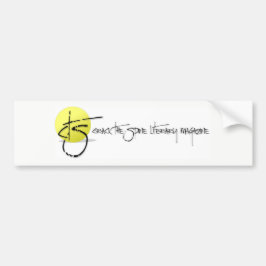 Adesivo Para Carro Rache o autocolante no vidro traseiro literário do