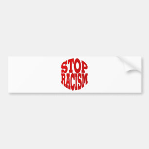 ADESIVO PARA CARRO RACISMO
