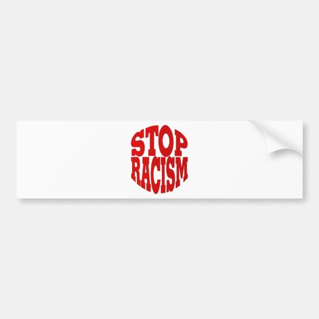 ADESIVO PARA CARRO RACISMO (Frente)