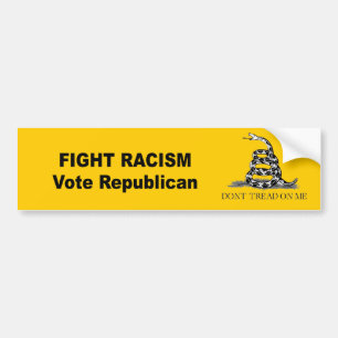 Adesivo Para Carro Racismo da luta - republicano do voto