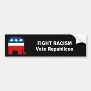 Adesivo Para Carro Racismo da luta - republicano do voto