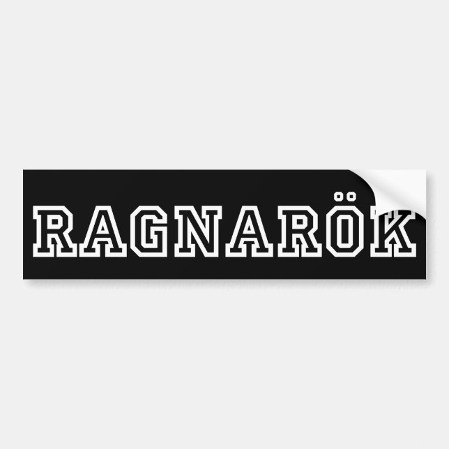 Adesivo Para Carro Ragnarok (Frente)