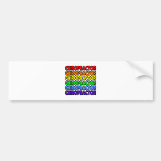 Adesivo Para Carro Rainbow Chiropractor
