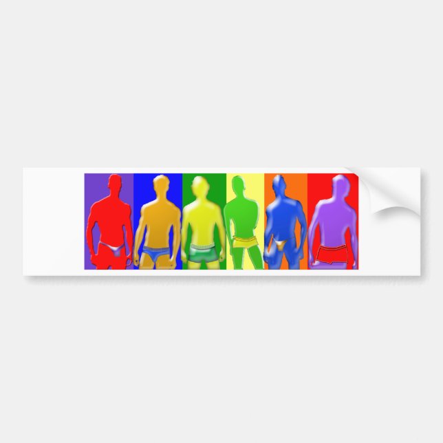 Adesivo Para Carro Rainbow Men (Frente)