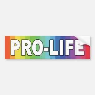 Adesivo Para Carro Rainbow ProLife
