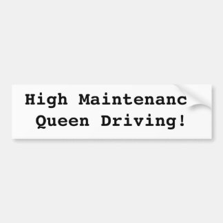 Adesivo Para Carro Rainha da manutenção alta (autocolante no vidro