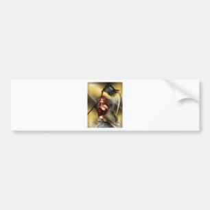 Adesivo Para Carro Rainha do pirata com bandeira