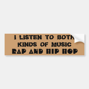 Adesivo Para Carro Rap e música de Hip Hop