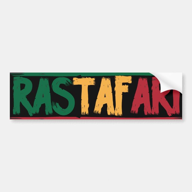 Adesivo Para Carro Rastafari (Frente)