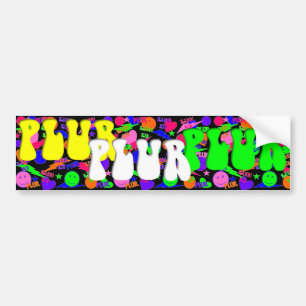 Adesivo Para Carro Rave Kandi Kid PLUR