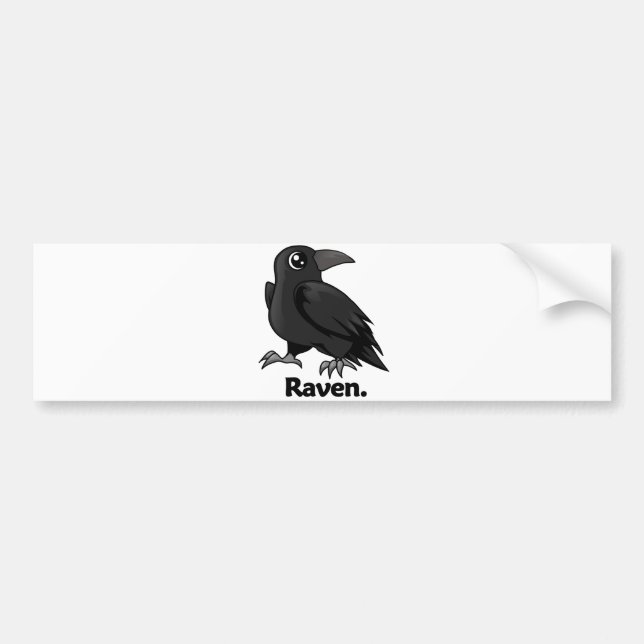 Adesivo Para Carro Raven. do corvo (Frente)
