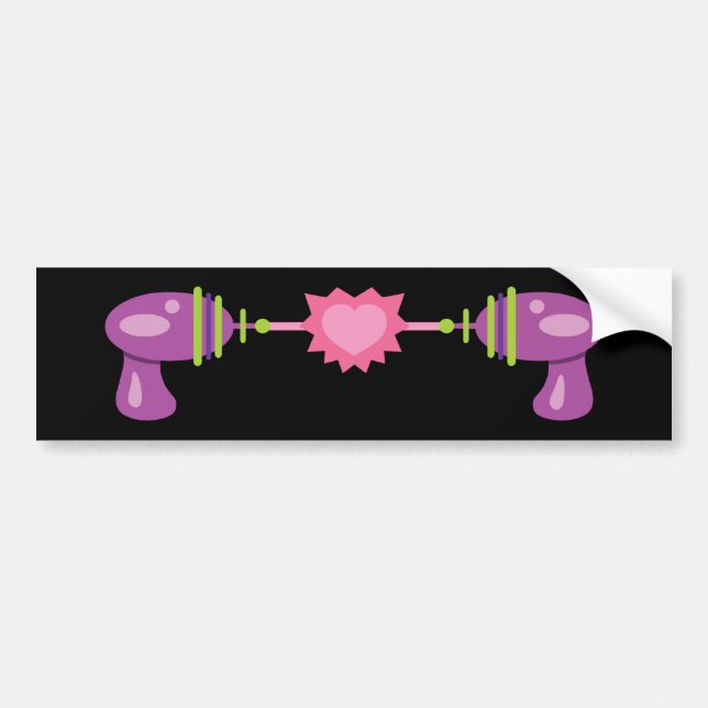 Adesivo Para Carro Raygun Love (Frente)
