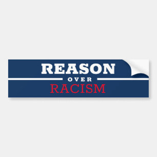 Adesivo Para Carro RAZÃO SOBRE O Vinheta para-choques RACISMO