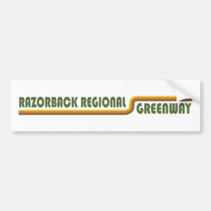 Adesivo Para Carro Razorback Regional Greenway Arkansas