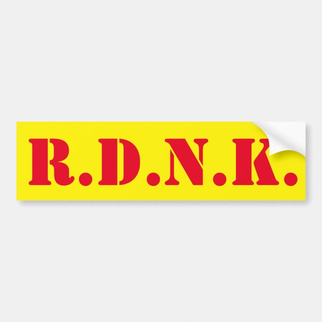 ADESIVO PARA CARRO RDNK (Frente)