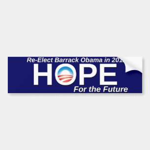 Adesivo Para Carro Re-Elect Barack Obama