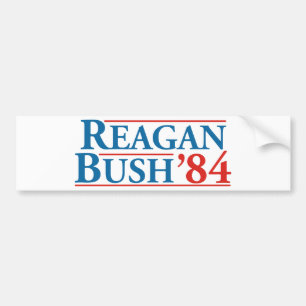 Adesivo Para Carro Reagan Bush '84