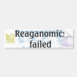 Adesivo Para Carro Reaganomics falhou