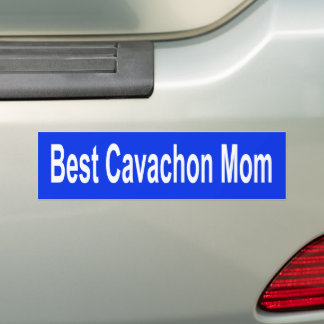 Adesivo Para Carro Real Blue Best Cavachon Mãe Bumper Sticker Cachorr