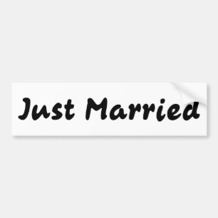 Adesivo Para Carro Recem casados