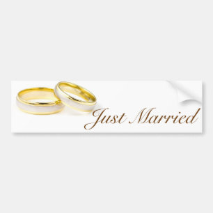Adesivo Para Carro Recem casados
