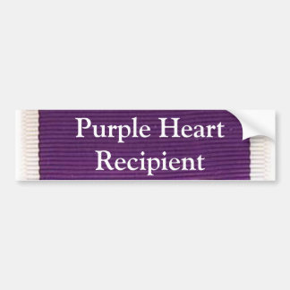 Adesivo Para Carro Receptor de Purple Heart