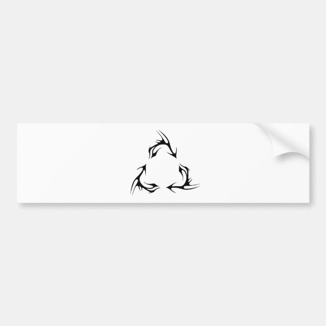 Adesivo Para Carro Reciclar tribal (Frente)