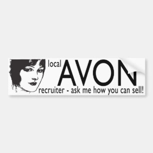 Adesivo Para Carro Recruta local de Avon
