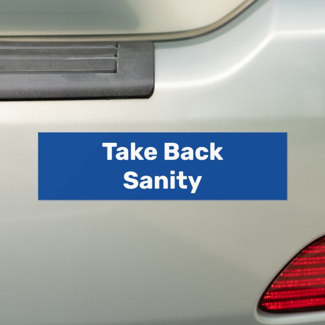 Adesivo Para Carro Recupere a Sanidade (No carro)