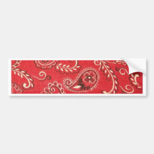 Adesivo Para Carro Red Bandana