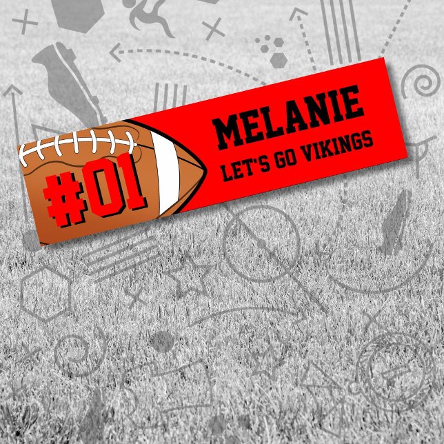 Adesivo Para Carro Red Black Football Team (Criador carregado)